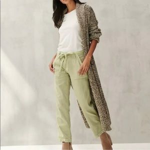 NWT Lucky Brand Mid Rise Utility Straight Leg Green Pants Size 12 Size 31